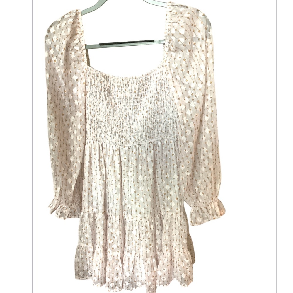 STORIA Star Dress Sparkle Whimsical Celestial Mystical Ethereal Fairy Medium - Picture 8 of 16
